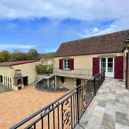 Maison Spacieuse Avec Jardin Et Animaux Acceptes, Ideale Pour Famille Ou Amis - Fr-1-497-232 * Moutiers-au-Perche