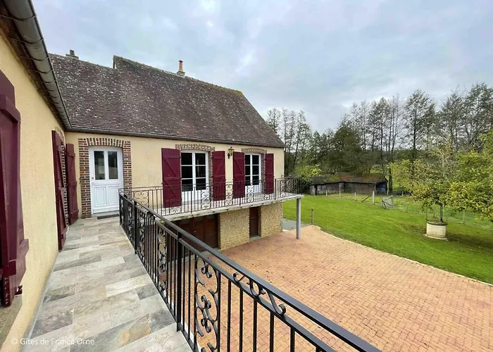 Maison Spacieuse Avec Jardin Et Animaux Acceptes, Ideale Pour Famille Ou Amis - Fr-1-497-232 Moutiers-au-Perche
