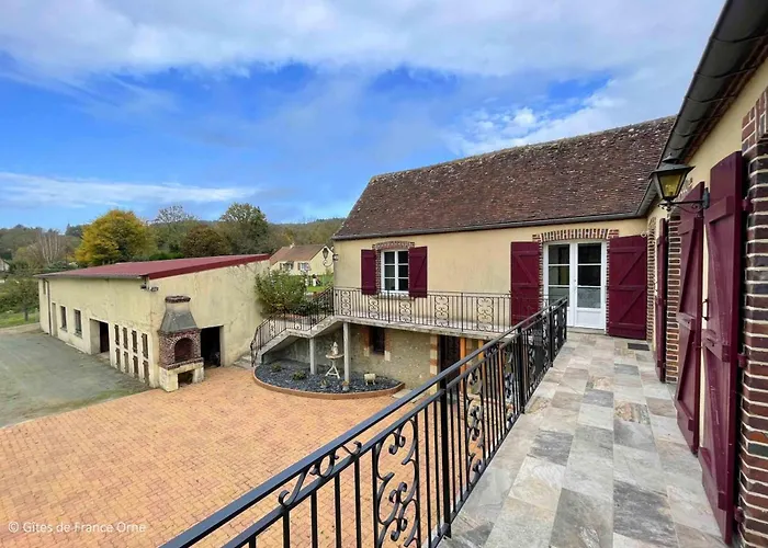 Maison Spacieuse Avec Jardin Et Animaux Acceptes, Ideale Pour Famille Ou Amis - Fr-1-497-232 * Moutiers-au-Perche